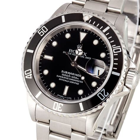 rolex submariner reference 16610|preowned rolex submariner 16610.